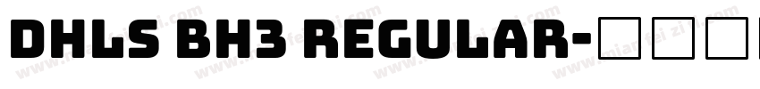 DHLS BH3 Regular字体转换